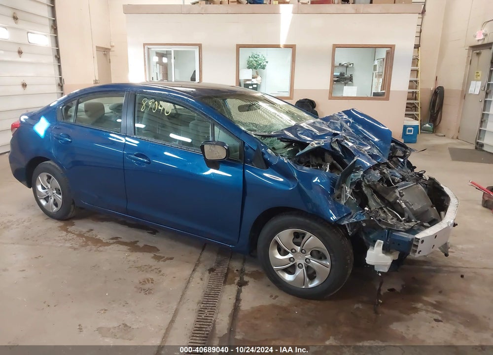 2014 HONDA CIVIC LX VIN: 19XFB2F53EE052918