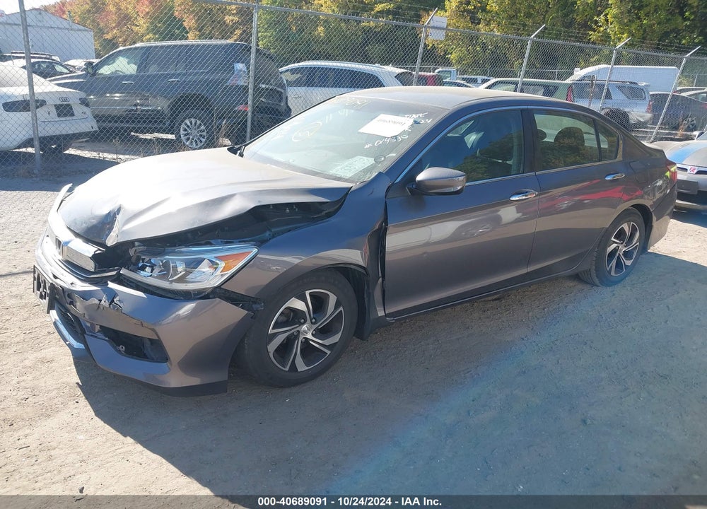 2017 HONDA ACCORD LX VIN: 1HGCR2F3XHA053179