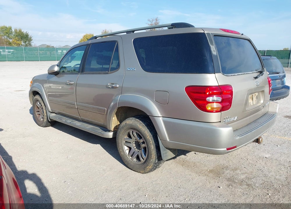 2004 TOYOTA SEQUOIA SR5 V8 VIN: 5TDBT44A04S222485