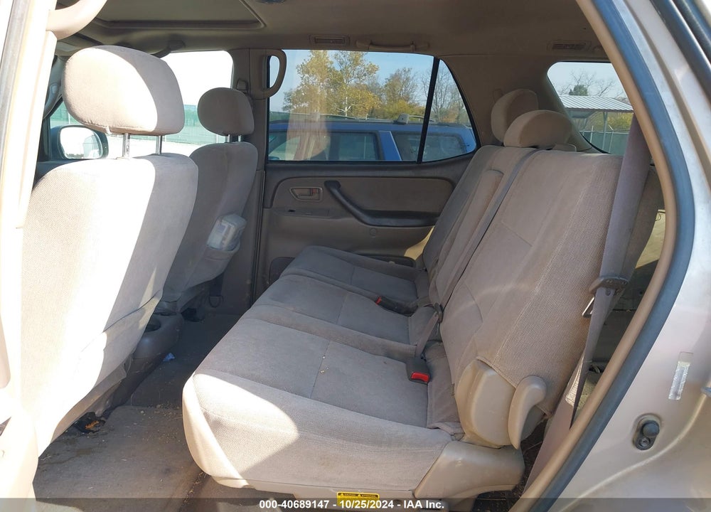 2004 TOYOTA SEQUOIA SR5 V8 VIN: 5TDBT44A04S222485
