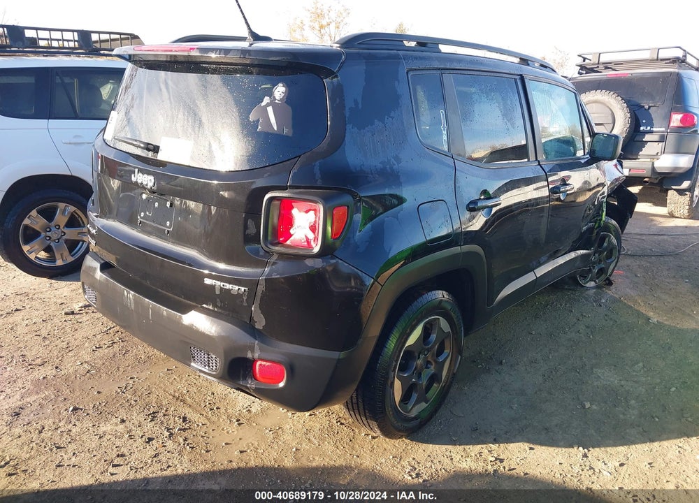 2017 JEEP RENEGADE SPORT 4X4 VIN: ZACCJBAB9HPG16422