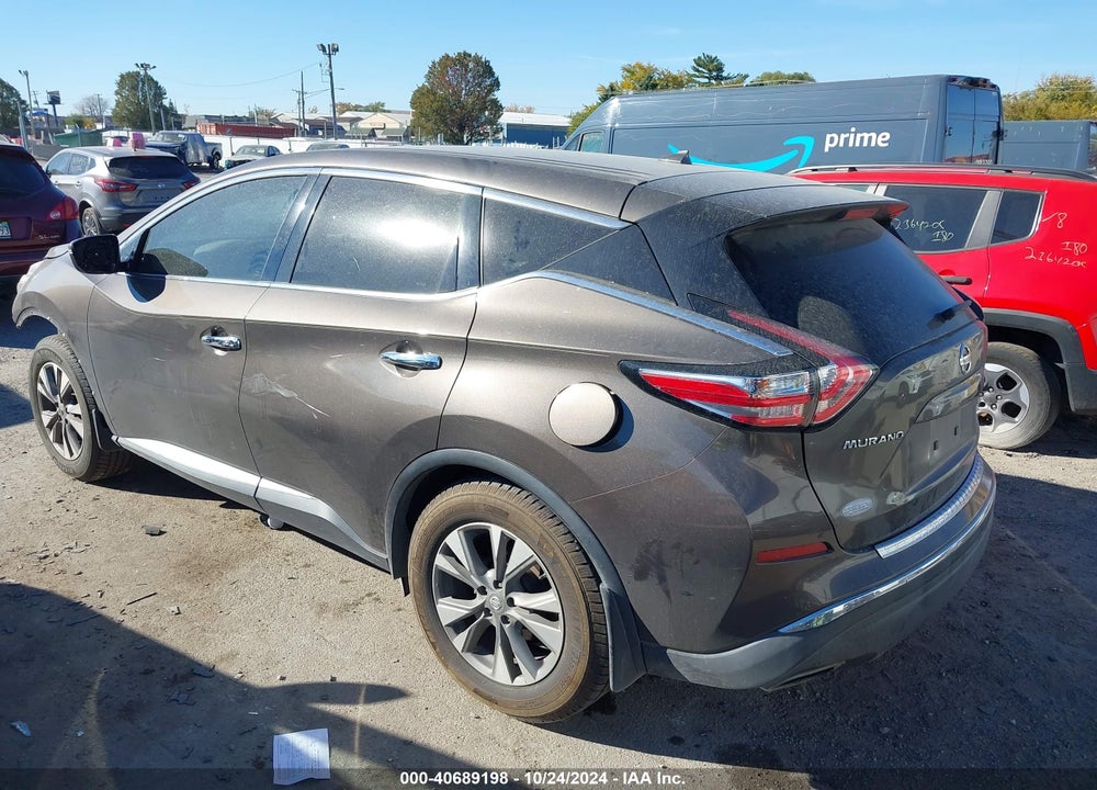 2015 NISSAN MURANO S VIN: 5N1AZ2MG9FN253449