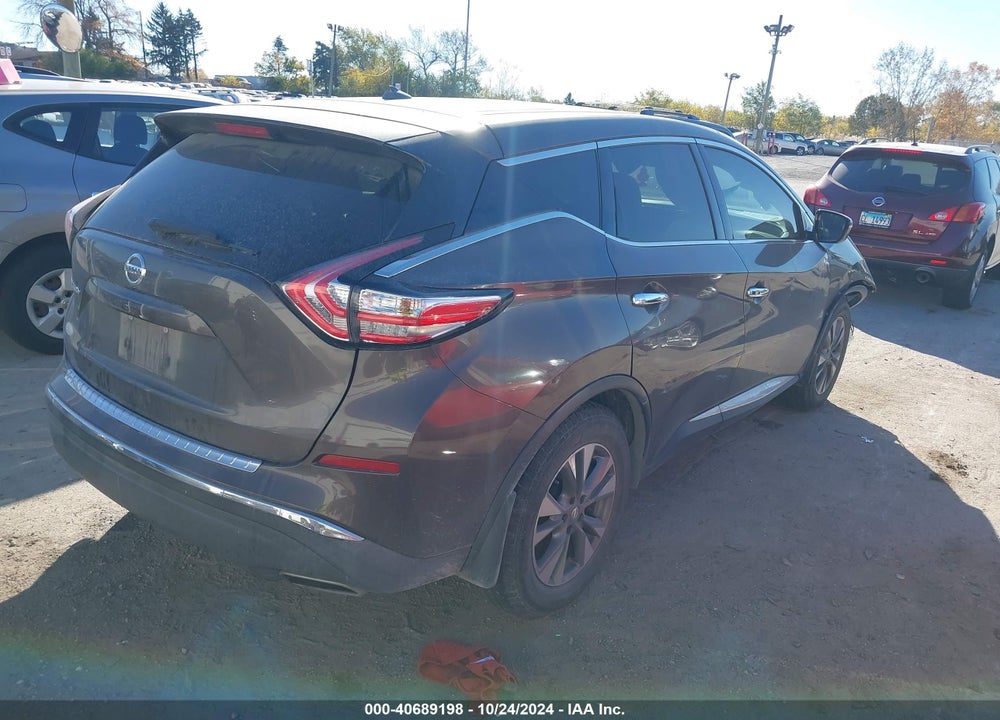 2015 NISSAN MURANO S VIN: 5N1AZ2MG9FN253449