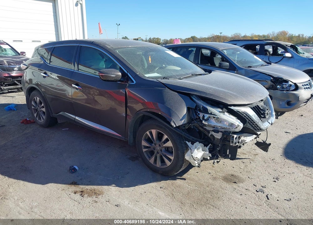 2015 NISSAN MURANO S VIN: 5N1AZ2MG9FN253449
