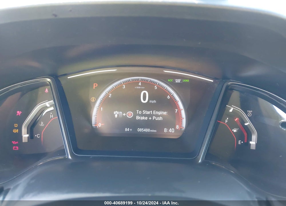 2019 HONDA CIVIC SPORT TOURING VIN: SHHFK7H91KU212800