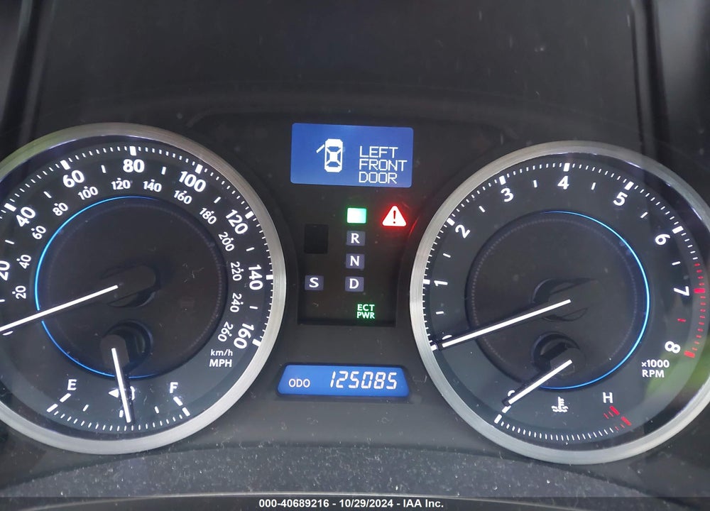 2011 LEXUS IS 250 VIN: JTHCF5C23B2035238