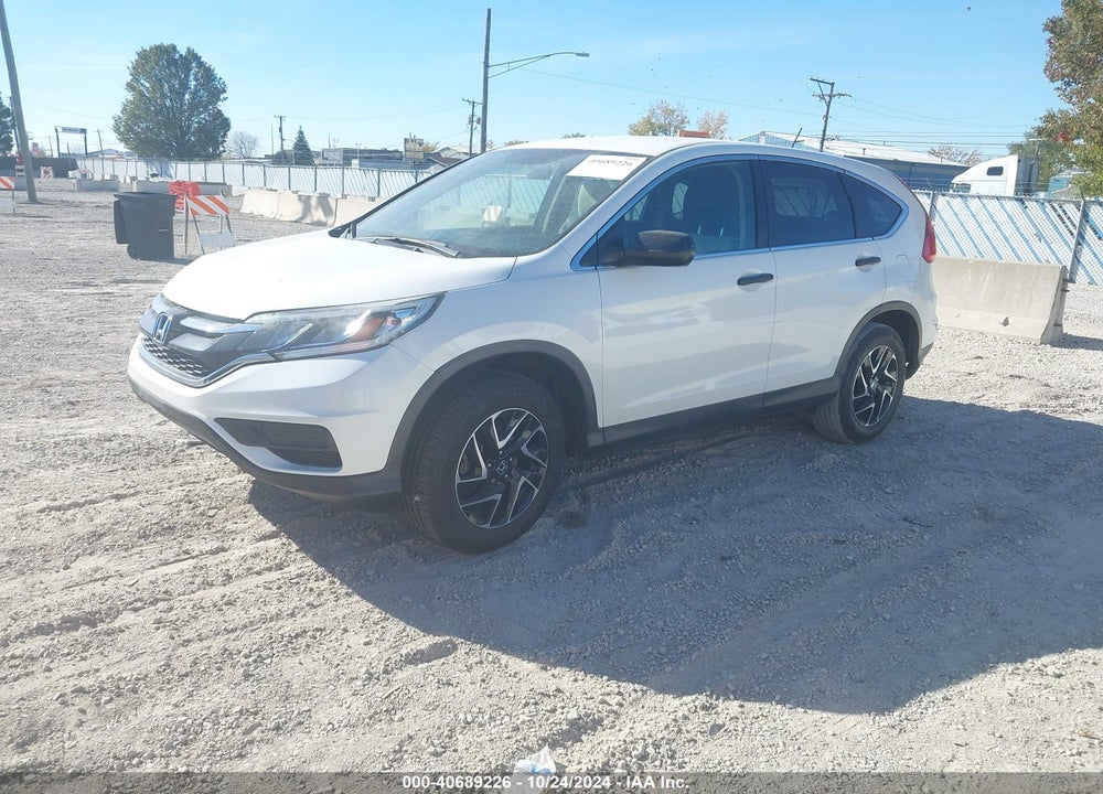 2016 HONDA CR-V SE VIN: 5J6RM4H41GL102906