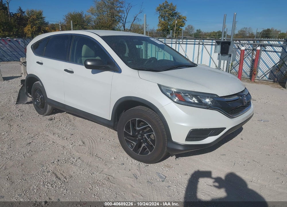 2016 HONDA CR-V SE VIN: 5J6RM4H41GL102906