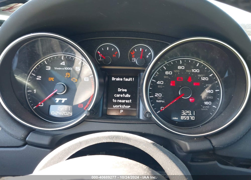 2014 AUDI TT 2.0T VIN: TRUBFAFKXE1006790