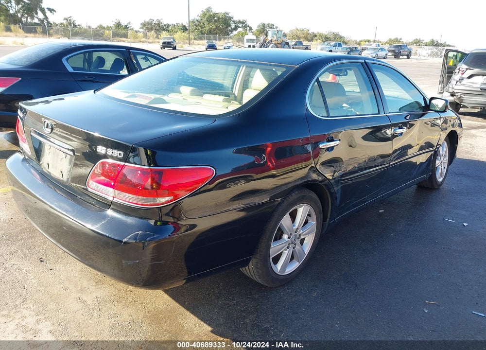 2005 LEXUS ES 330 VIN: JTHBA30G555086452