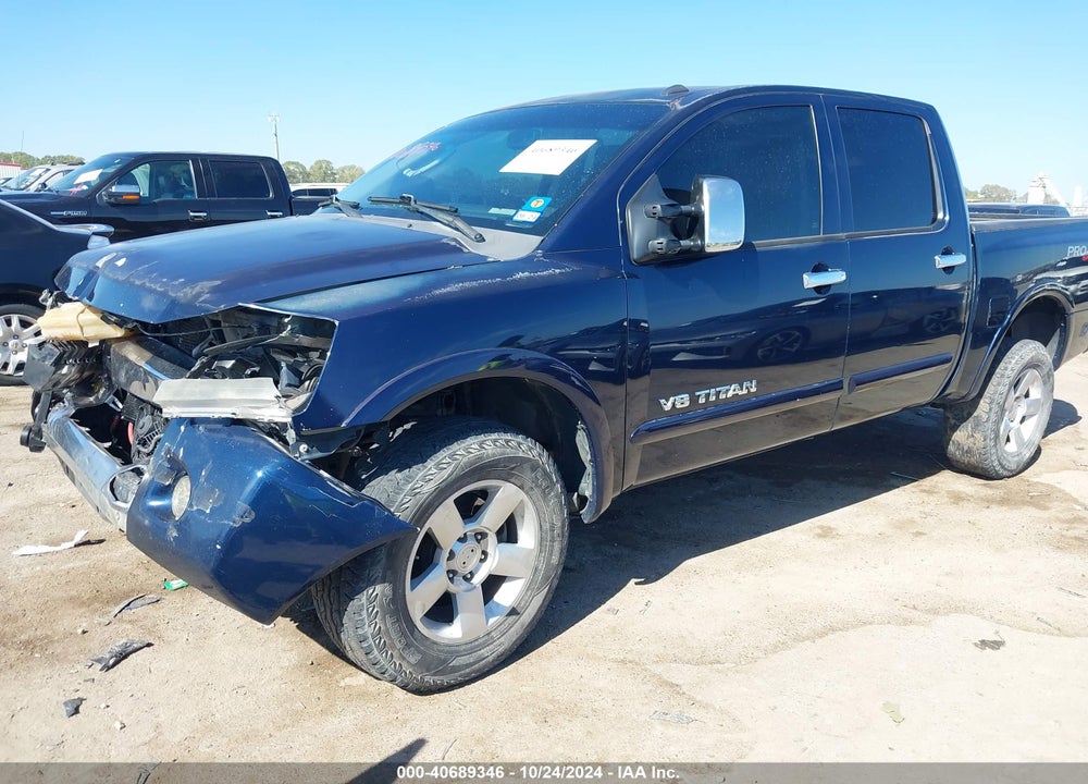 2008 NISSAN TITAN PRO-4X/XE VIN: 1N6BA07C38N335965