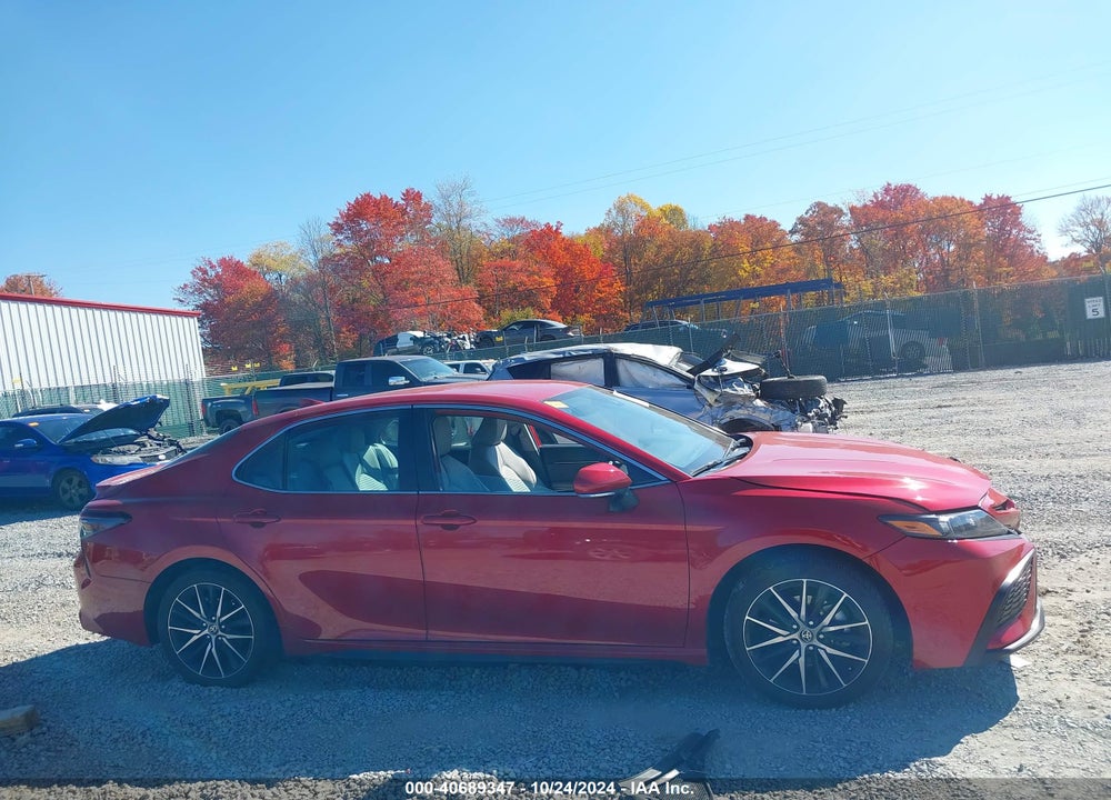 2022 TOYOTA CAMRY SE AWD VIN: 4T1G11BK5NU051599