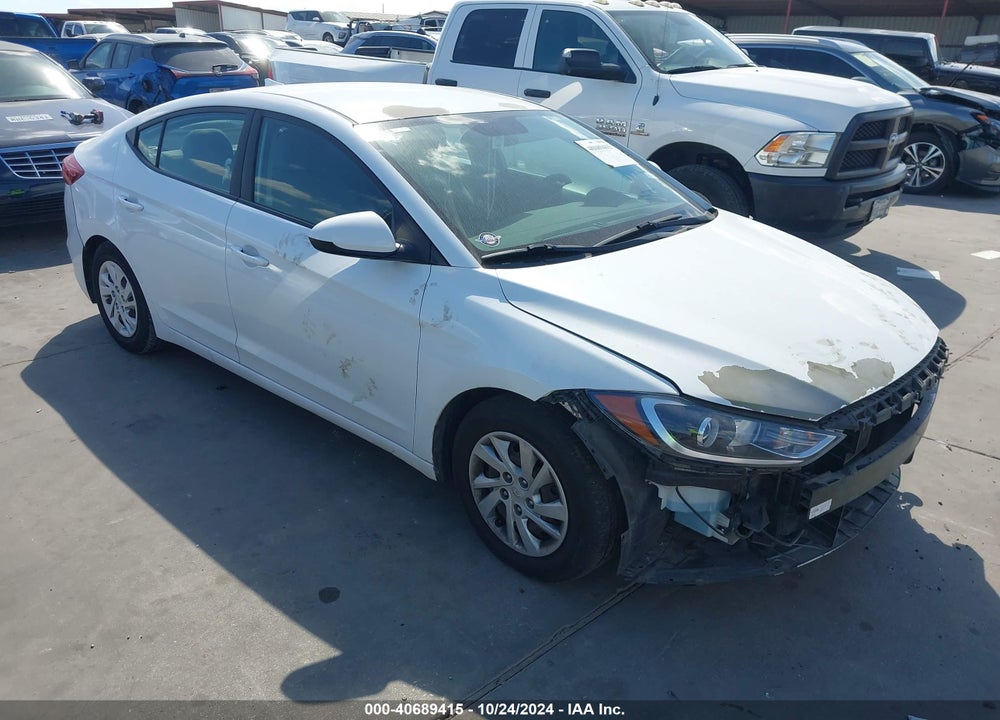 2017 HYUNDAI ELANTRA SE VIN: 5NPD74LF5HH205445