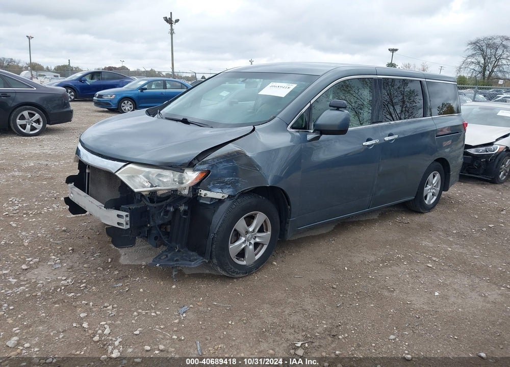 2012 NISSAN QUEST SV VIN: JN8AE2KP0C9034777
