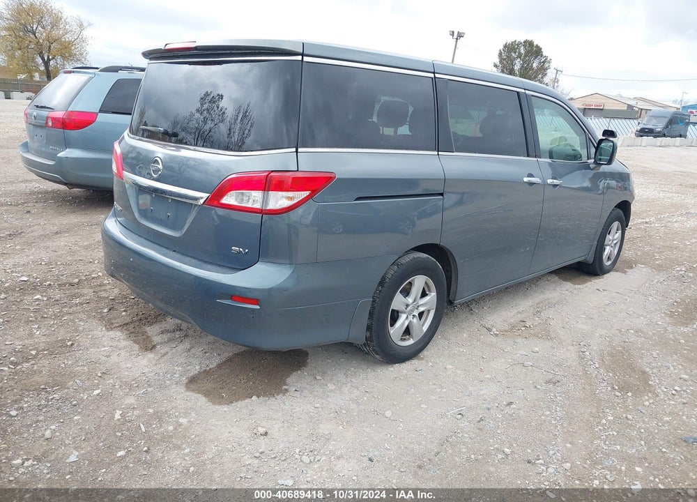 2012 NISSAN QUEST SV VIN: JN8AE2KP0C9034777