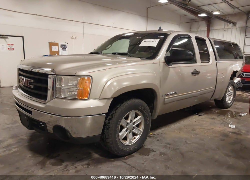 2009 GMC SIERRA 1500 SLE VIN: 1GTEK29059Z153514