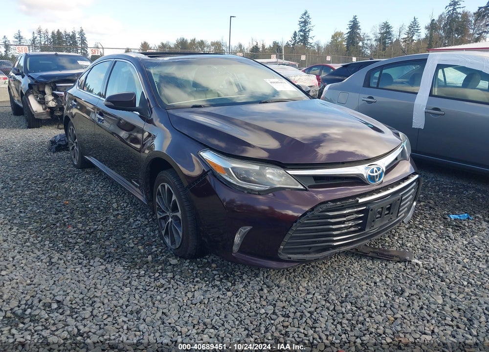 2016 TOYOTA AVALON HYBRID XLE PREMIUM VIN: 4T1BD1EB3GU049107