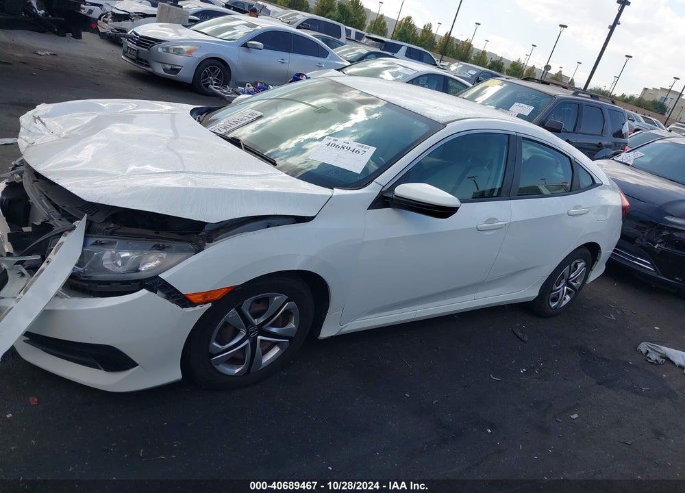 2017 HONDA CIVIC LX VIN: 19XFC2F56HE209195