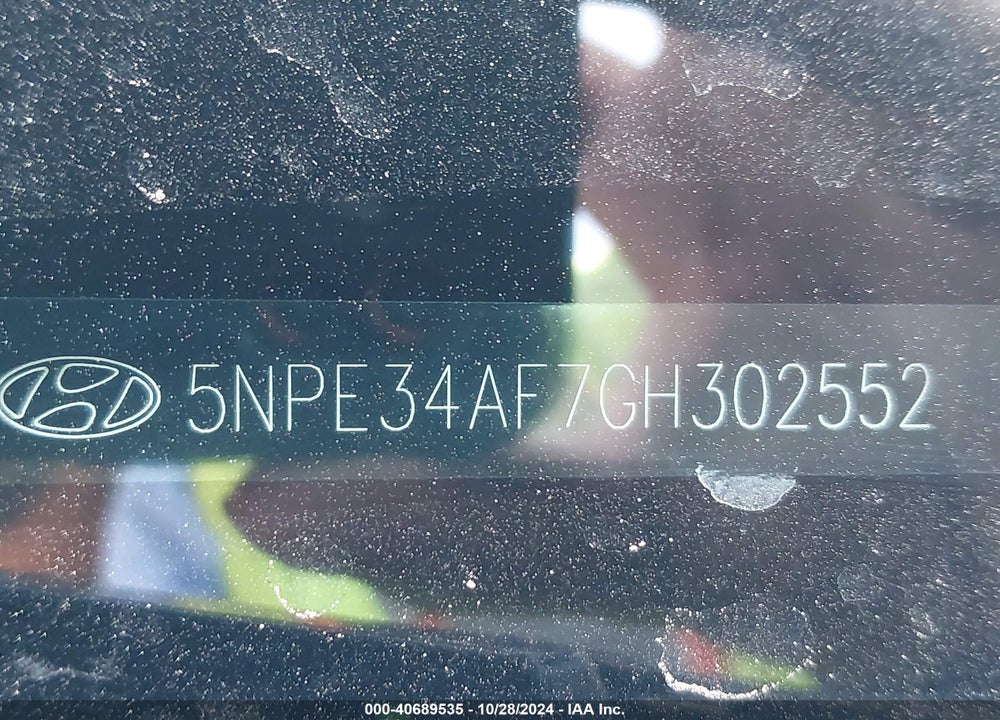2016 HYUNDAI SONATA LIMITED VIN: 5NPE34AF7GH302552