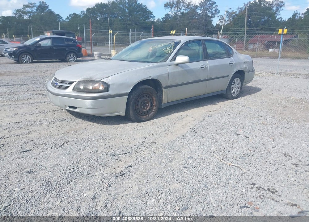 2001 CHEVROLET IMPALA VIN: 2G1WF52E619239874