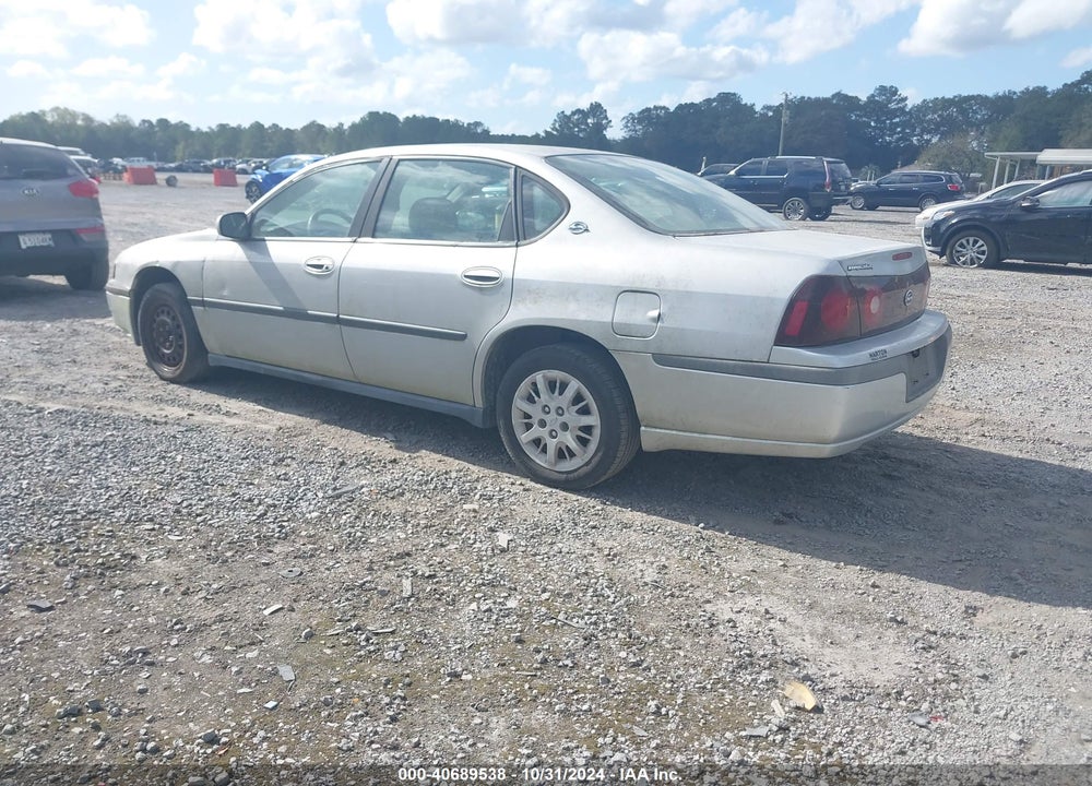 2001 CHEVROLET IMPALA VIN: 2G1WF52E619239874