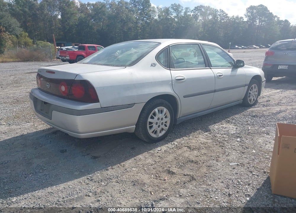 2001 CHEVROLET IMPALA VIN: 2G1WF52E619239874
