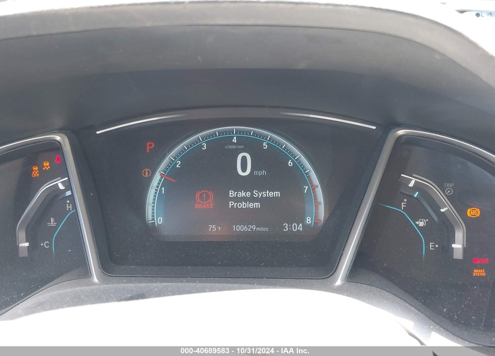 2016 HONDA CIVIC EX VIN: 19XFC2F71GE220847