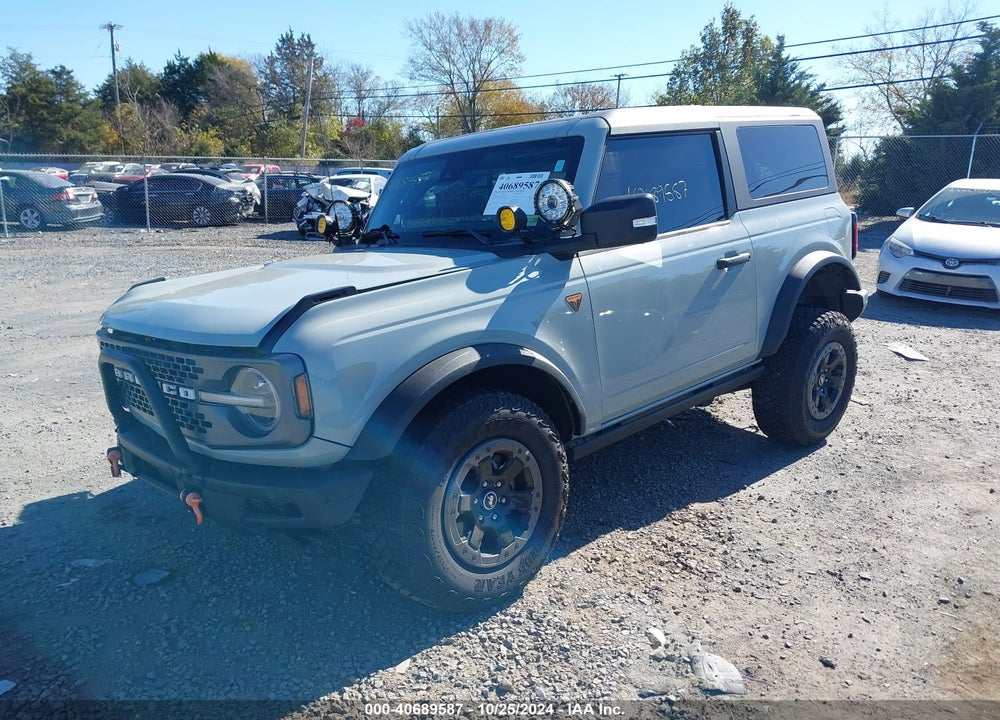 2022 FORD BRONCO BADLANDS VIN: 1FMDE5CH9NLA92129