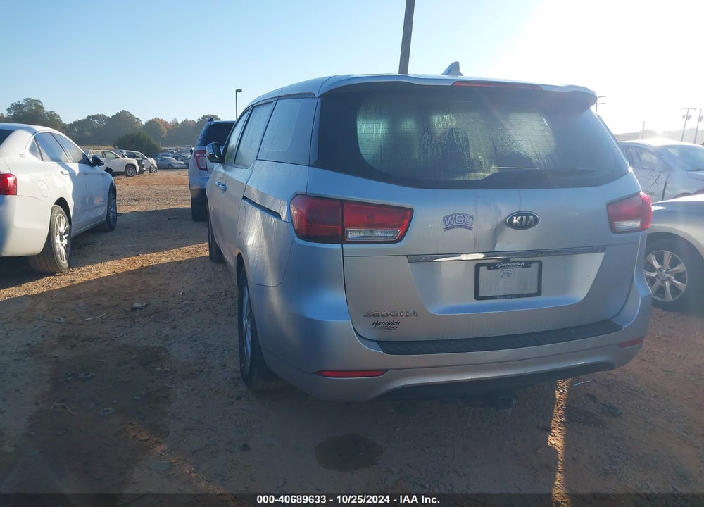 2017 KIA SEDONA L VIN: KNDMA5C11H6285039