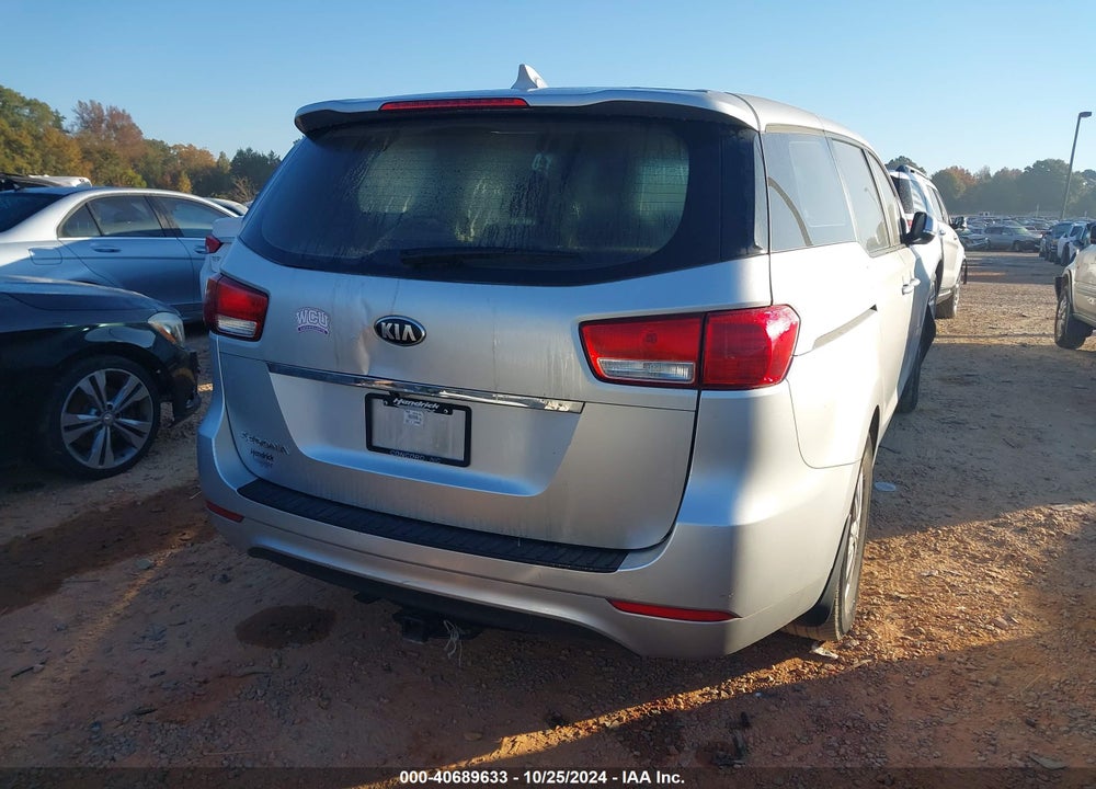 2017 KIA SEDONA L VIN: KNDMA5C11H6285039