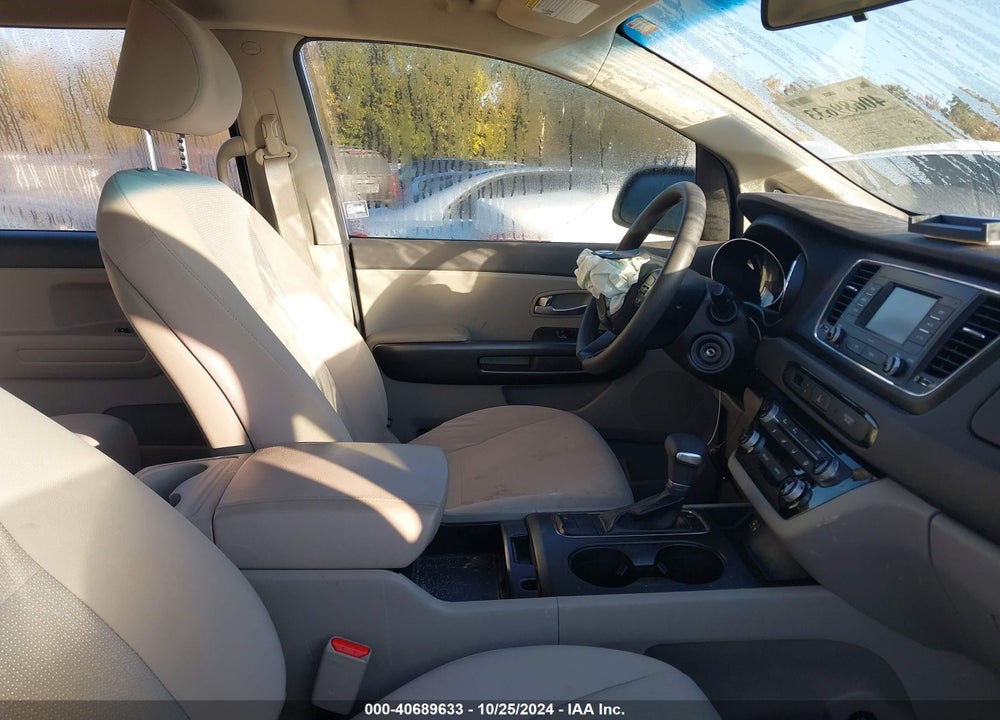 2017 KIA SEDONA L VIN: KNDMA5C11H6285039