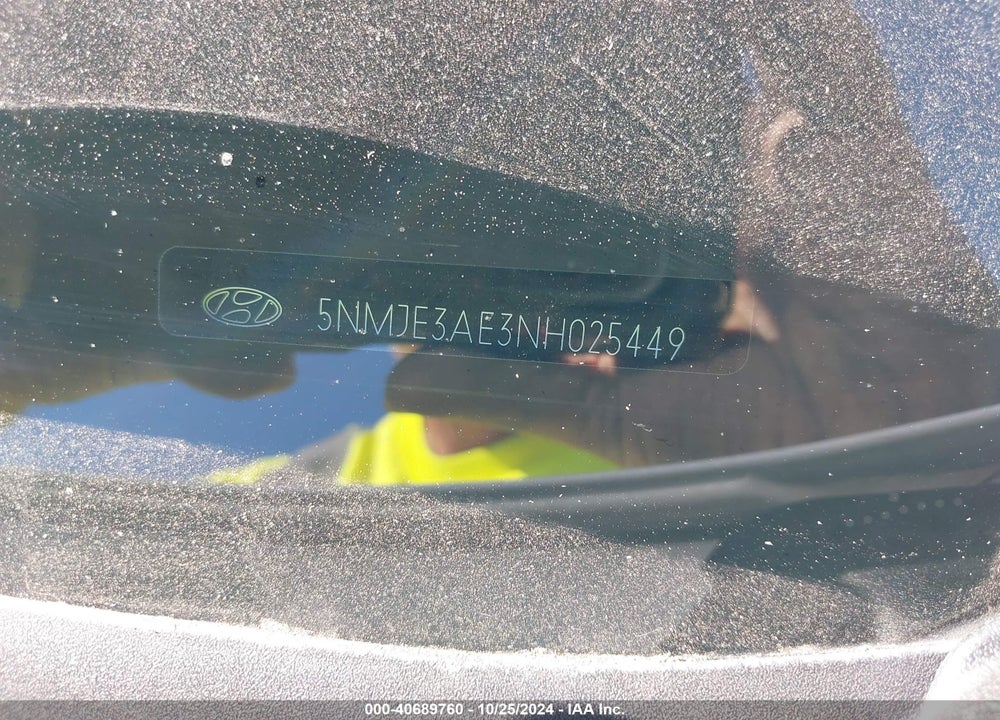 2022 HYUNDAI TUCSON LIMITED VIN: 5NMJE3AE3NH025449