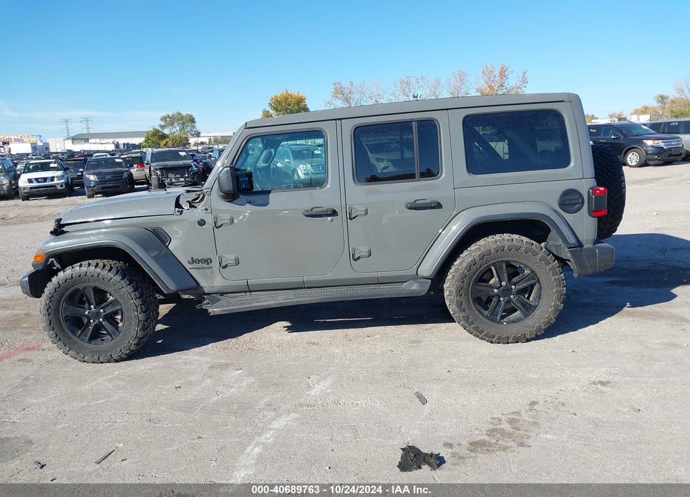 2021 JEEP WRANGLER UNLIMITED SAHARA ALTITUDE 4X4 VIN: 1C4HJXEN9MW649635
