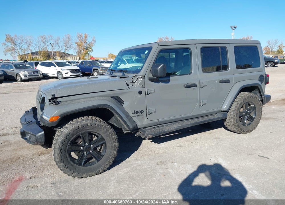 2021 JEEP WRANGLER UNLIMITED SAHARA ALTITUDE 4X4 VIN: 1C4HJXEN9MW649635