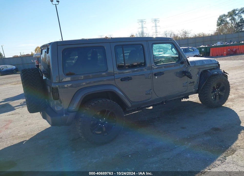 2021 JEEP WRANGLER UNLIMITED SAHARA ALTITUDE 4X4 VIN: 1C4HJXEN9MW649635