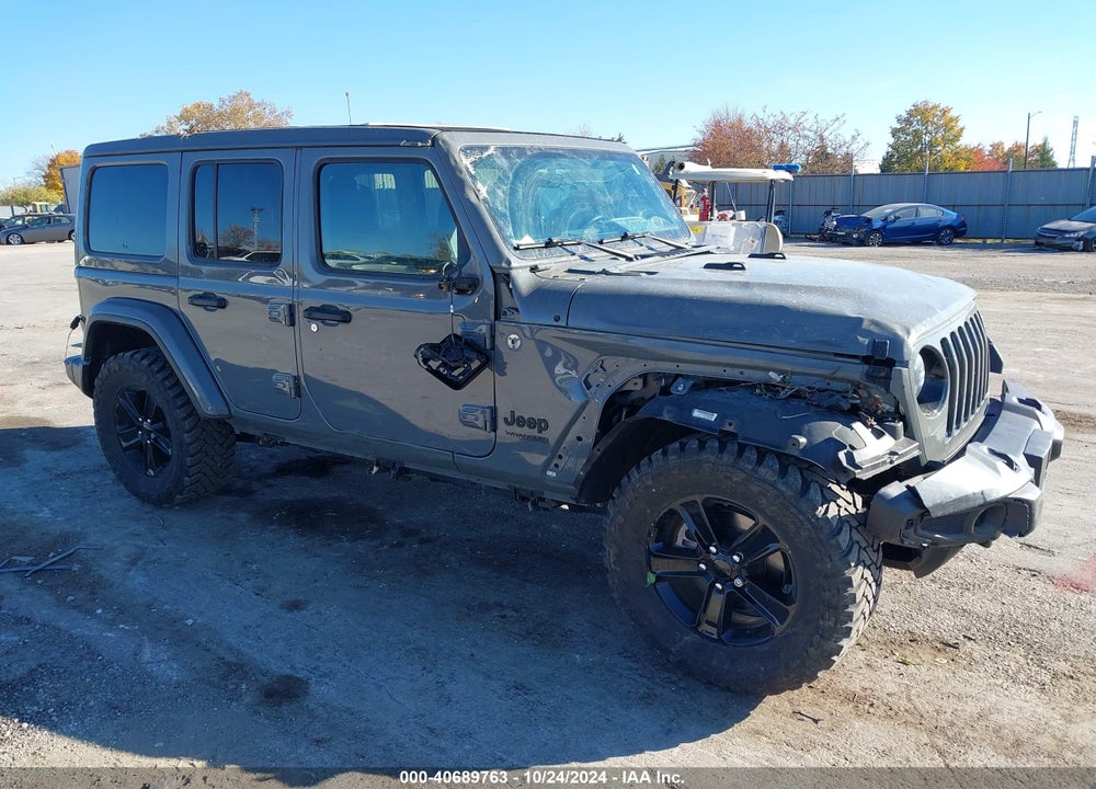 2021 JEEP WRANGLER UNLIMITED SAHARA ALTITUDE 4X4 VIN: 1C4HJXEN9MW649635