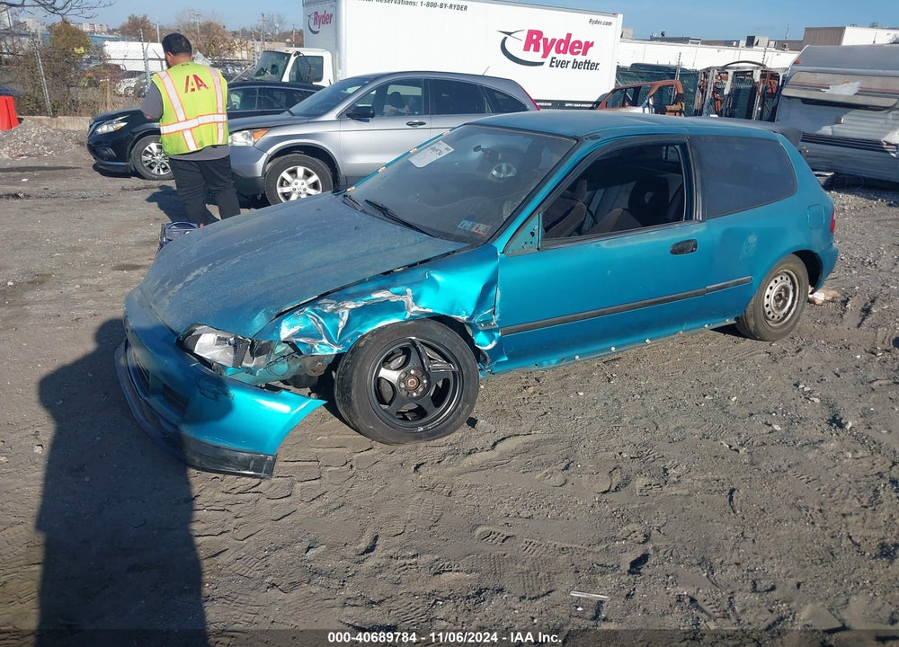 1992 HONDA CIVIC DX VIN: 2HGEH2458NH557775