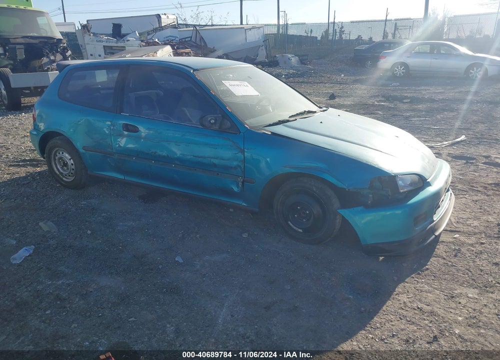 1992 HONDA CIVIC DX VIN: 2HGEH2458NH557775