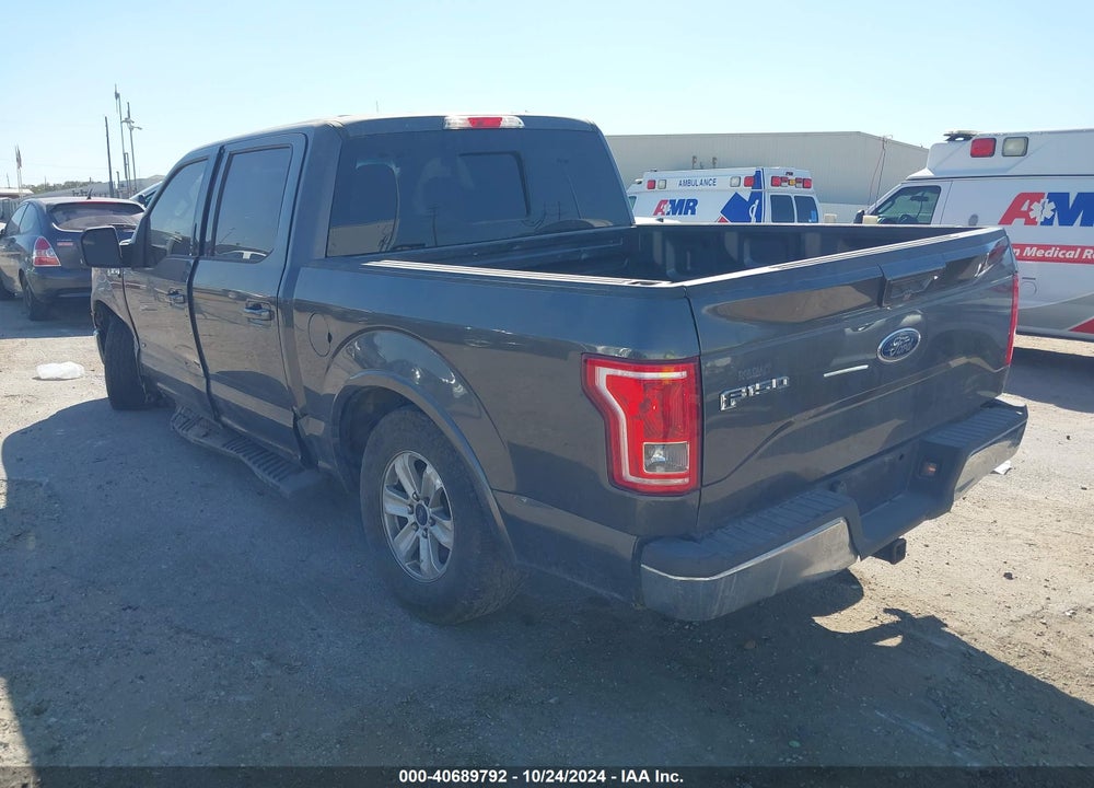 2015 FORD F-150 LARIAT VIN: 1FTEW1CPXFKD95255