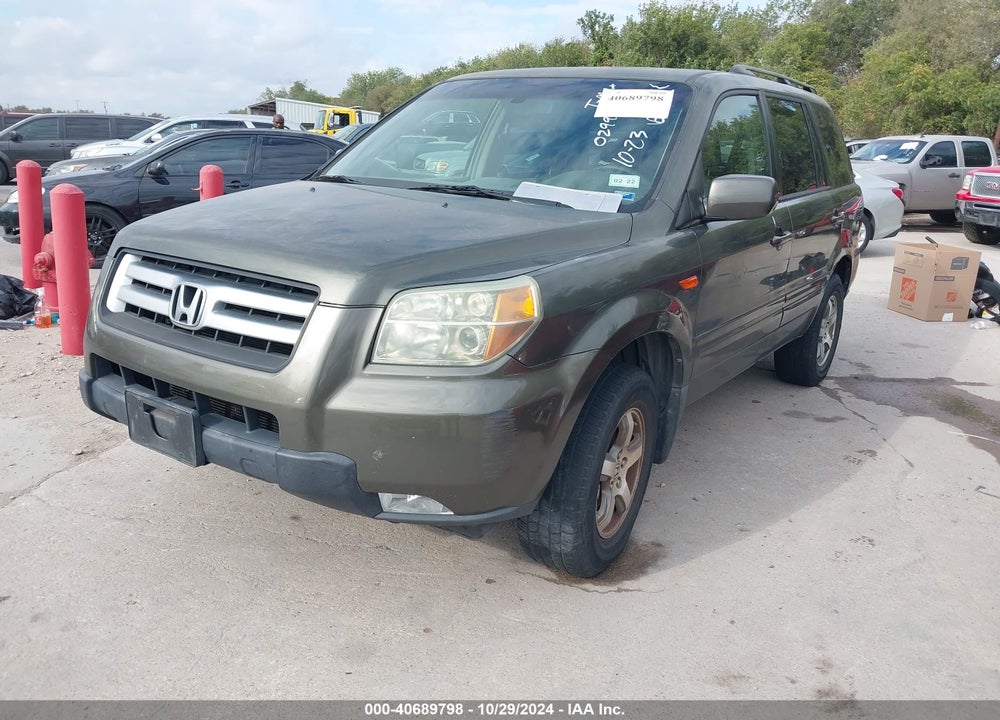 2006 HONDA PILOT EX-L VIN: 5FNYF18516B029962