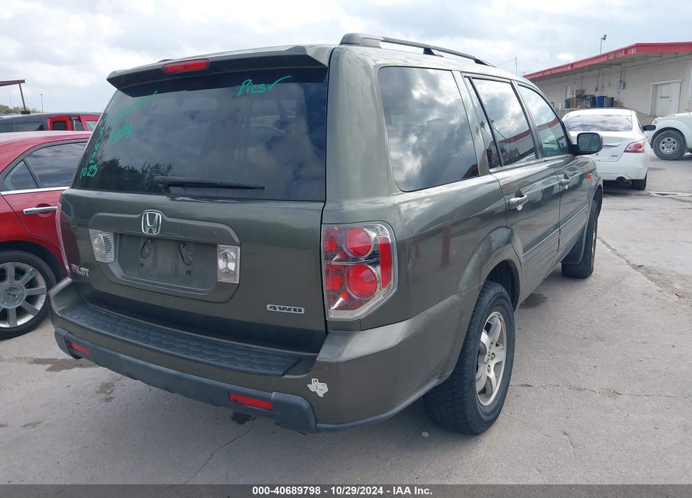 2006 HONDA PILOT EX-L VIN: 5FNYF18516B029962