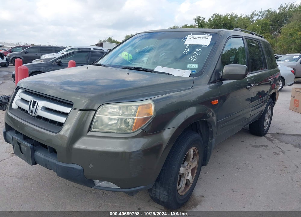 2006 HONDA PILOT EX-L VIN: 5FNYF18516B029962