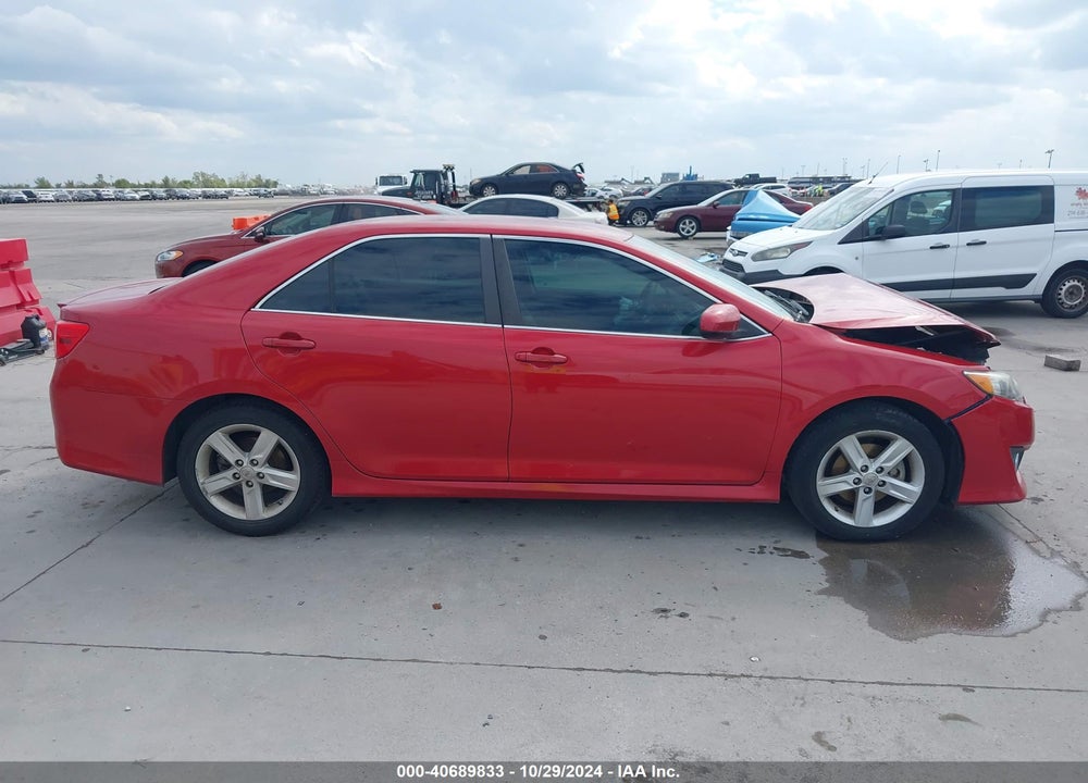 2012 TOYOTA CAMRY SE VIN: 4T1BF1FK1CU599909