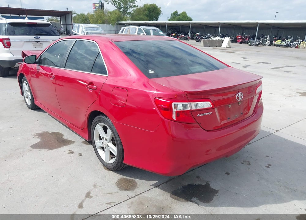 2012 TOYOTA CAMRY SE VIN: 4T1BF1FK1CU599909