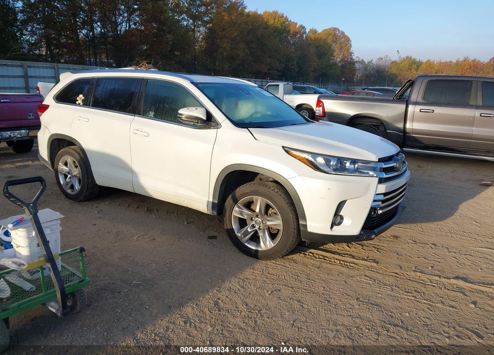 2017 TOYOTA HIGHLANDER LIMITED VIN: 5TDYZRFH7HS221355