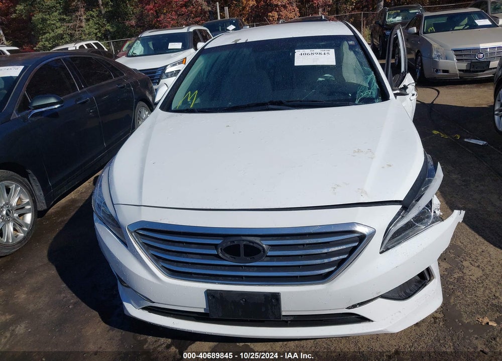 2016 HYUNDAI SONATA SE VIN: 5NPE24AF0GH387057