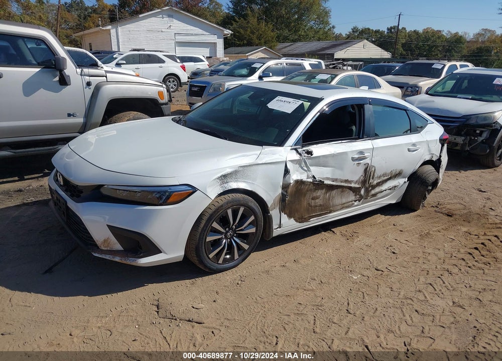 2023 HONDA CIVIC EX-L /EX-L W/O BSI VIN: 19XFL1H70PE013289