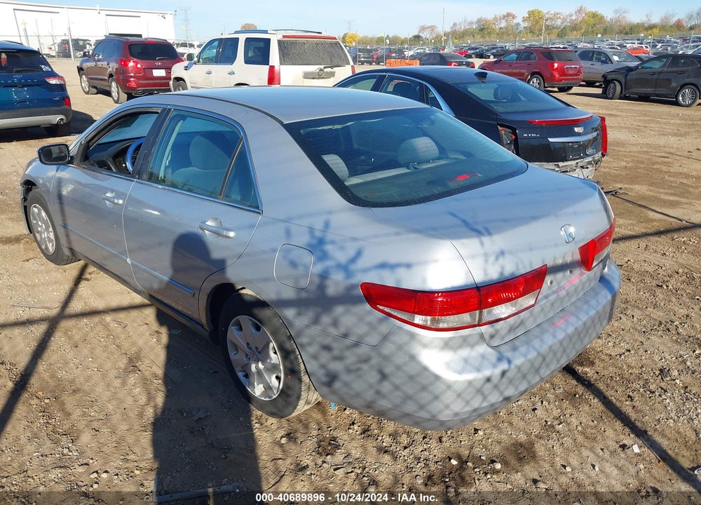 2003 HONDA ACCORD 2.4 LX VIN: 1HGCM56383A003566