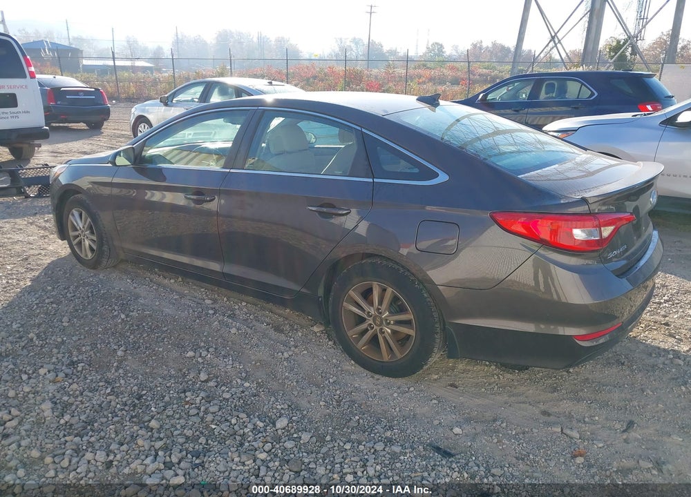 2015 HYUNDAI SONATA SE VIN: 5NPE24AFXFH246737