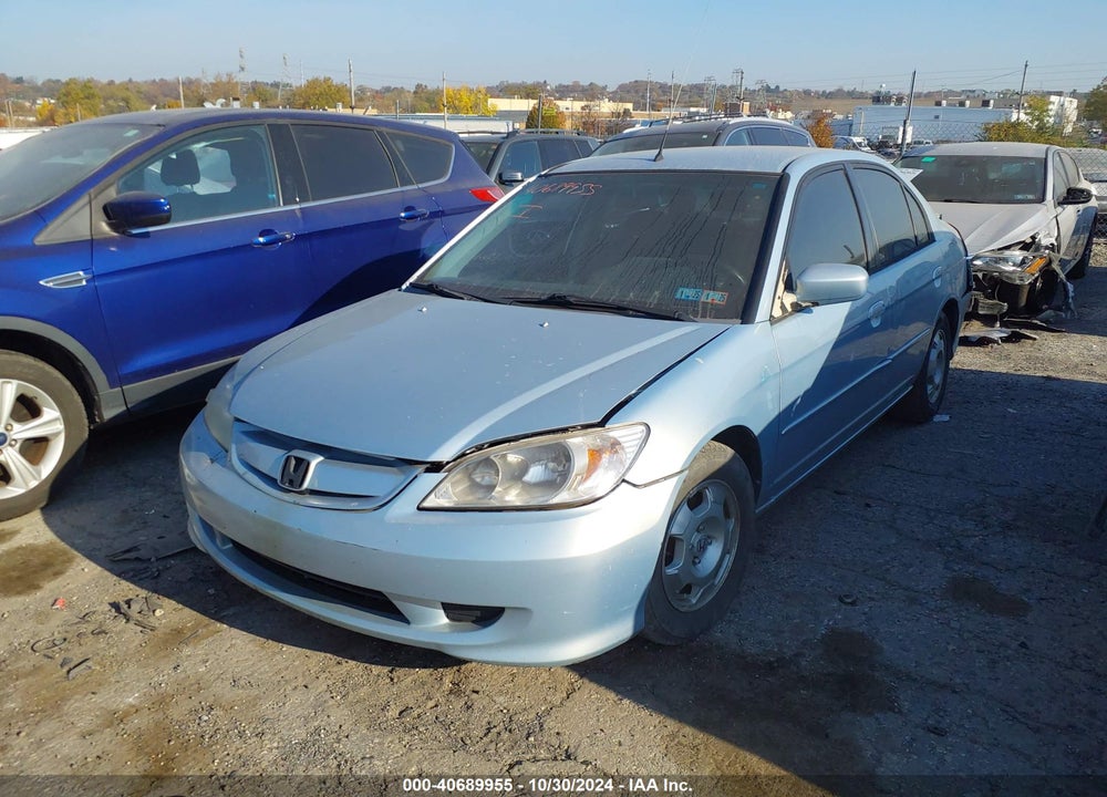 2004 HONDA CIVIC HYBRID VIN: JHMES95694S014862
